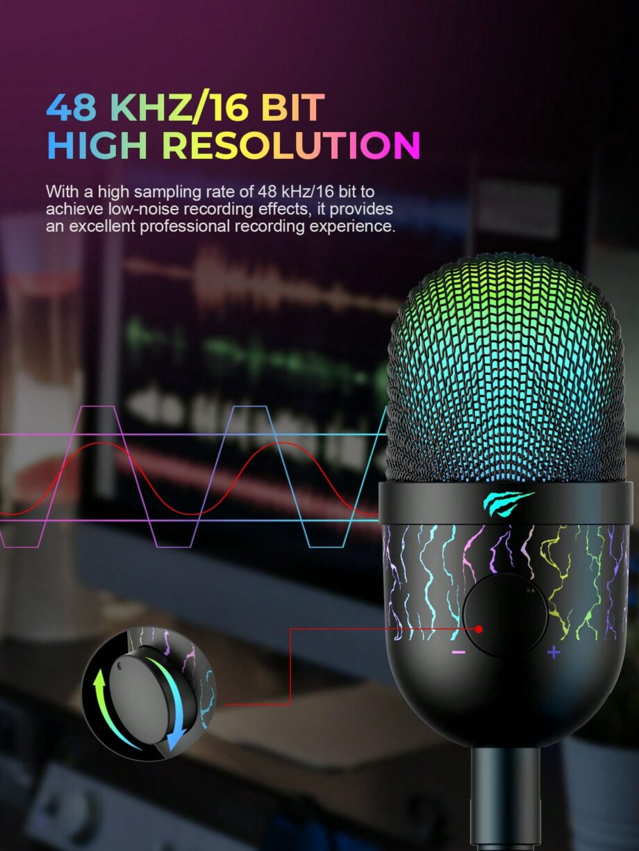Havit GK52 RGB Live Recording Microphone