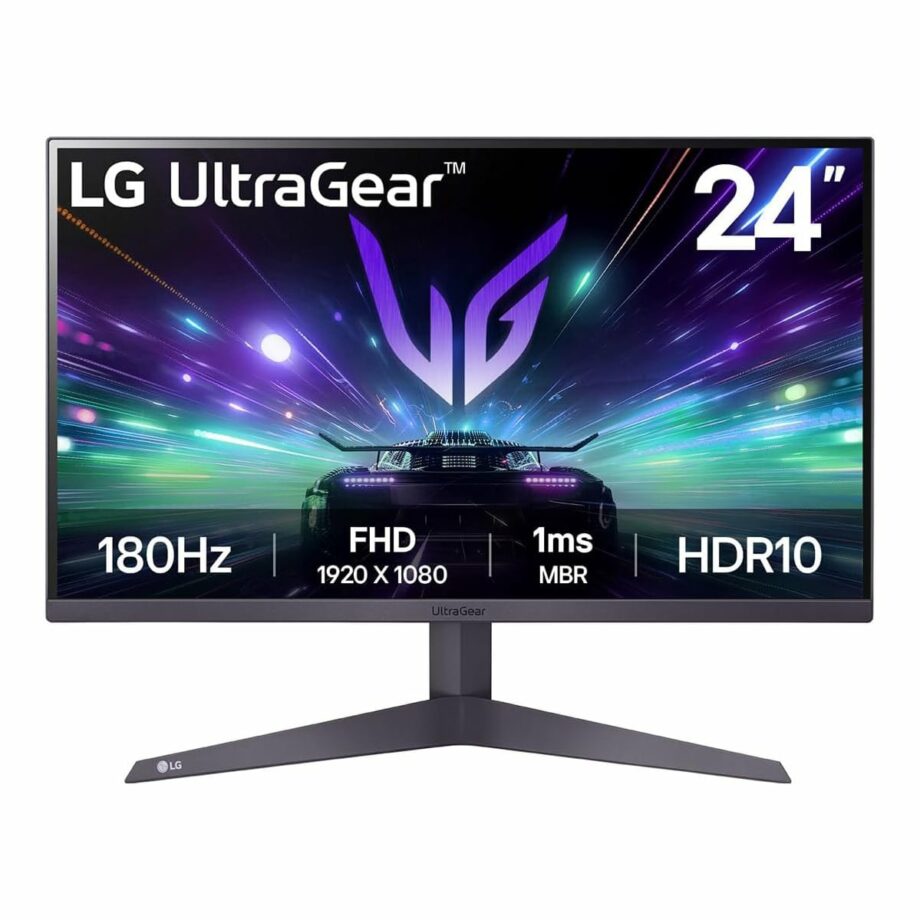LG 24GS50F-B 24” UltraGear™ FHD 180Hz AMD FreeSync HDR10 Gaming Monitor