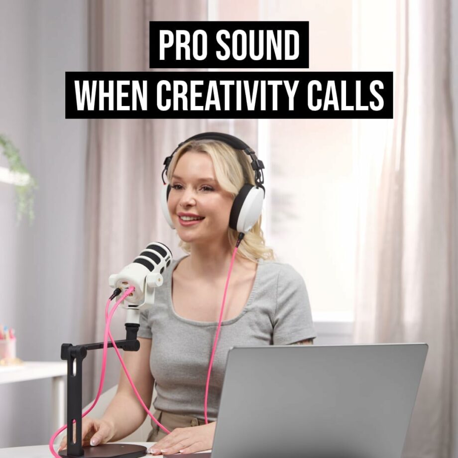 Rode PodMic USB Versatile Dynamic Broadcast Microphone With XLR and USB Connectivity - White (Pre-Order)