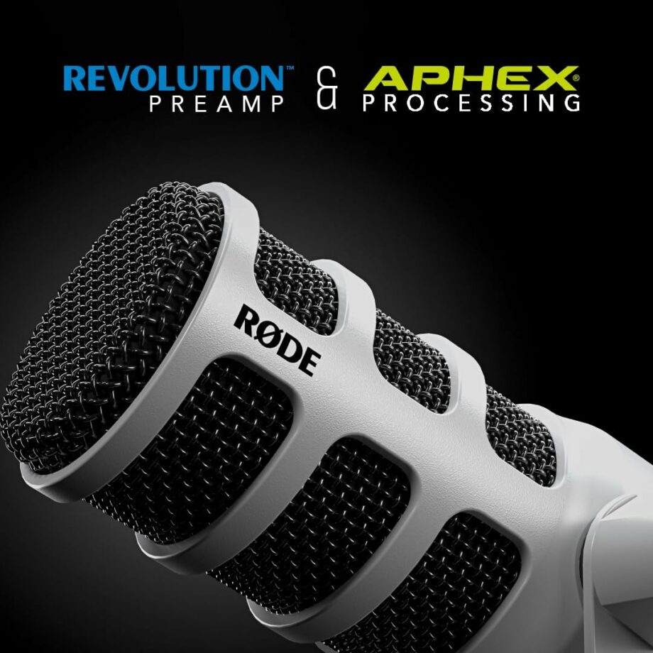 Rode PodMic USB Versatile Dynamic Broadcast Microphone With XLR and USB Connectivity - White (Pre-Order)