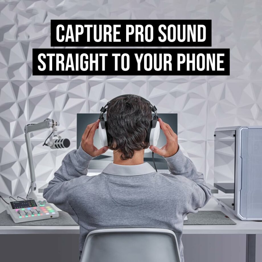 Rode PodMic USB Versatile Dynamic Broadcast Microphone With XLR and USB Connectivity - White (Pre-Order)