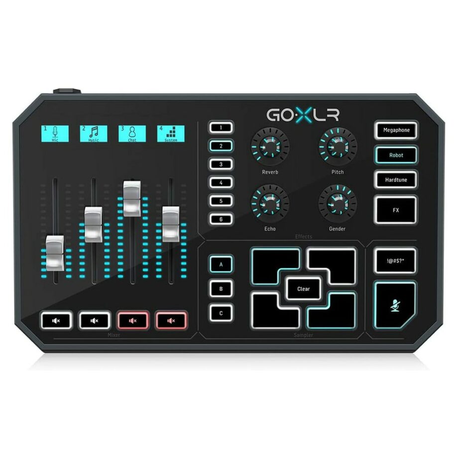 TC-Helicon GoXLR Revolutionary Online Broadcaster Platform with 4-Channel Mixer (Pre-Order)
