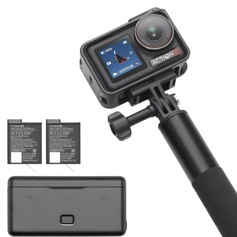 DJI Osmo Action 5 Pro 4K/120fps Waterproof Action Camera - Adventure Combo