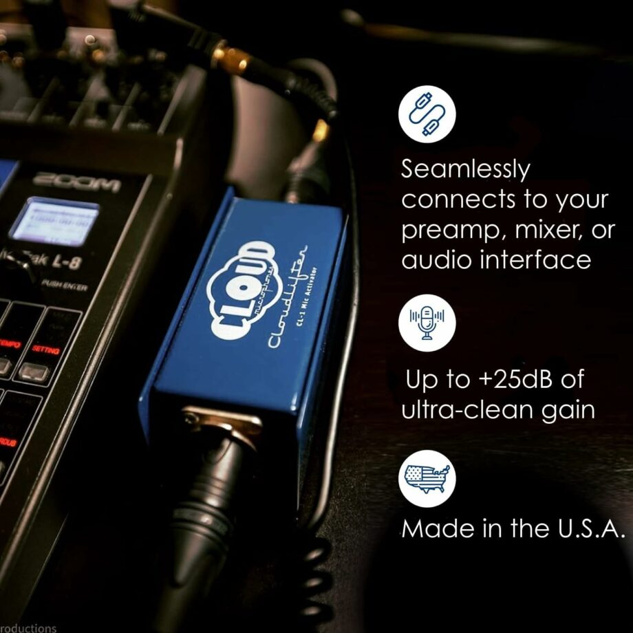 Cloud Microphones Cloudlifter CL-1 Mic Activator Ultra-Clean Microphone Preamp Gain (Pre-Order)