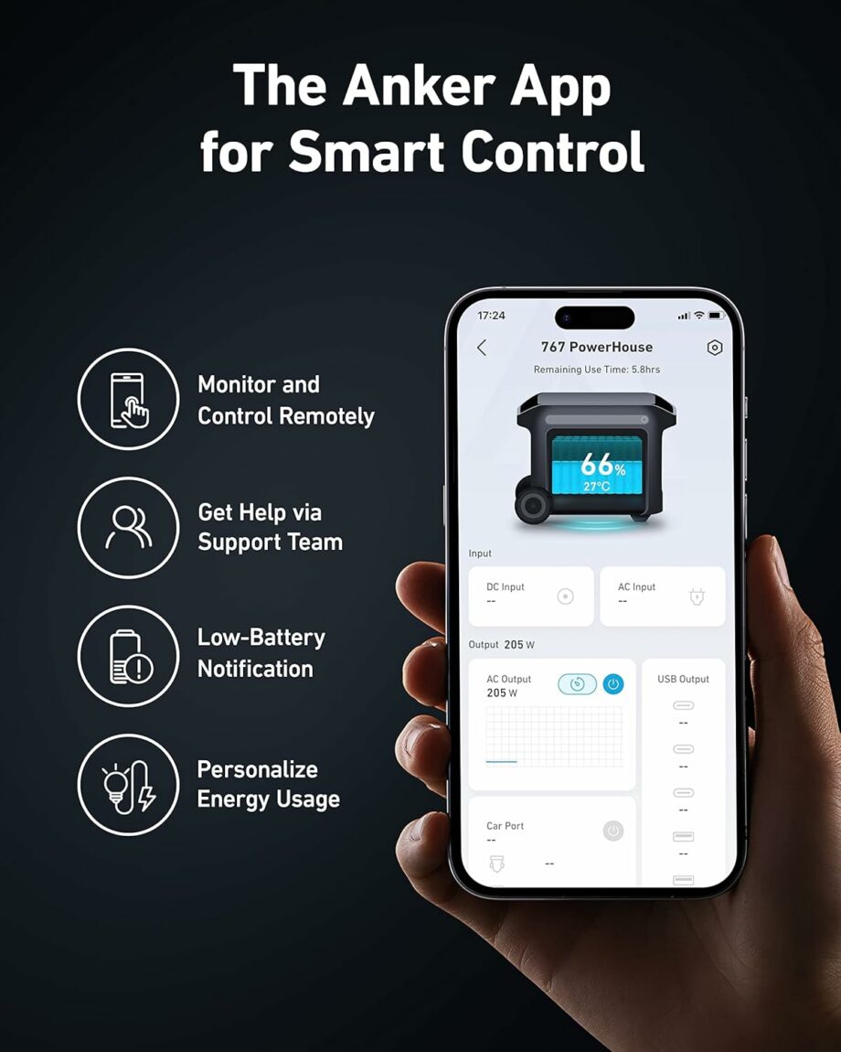 Anker SOLIX F2000 PowerHouse 767 Portable Power Station