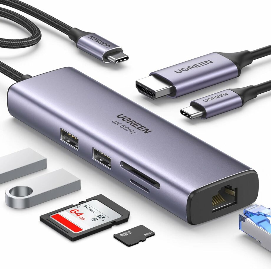 UGREEN Revodok 7 in 1 USB C Hub