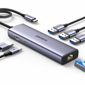 UGREEN Revodok 6 in 1 USB C Hub