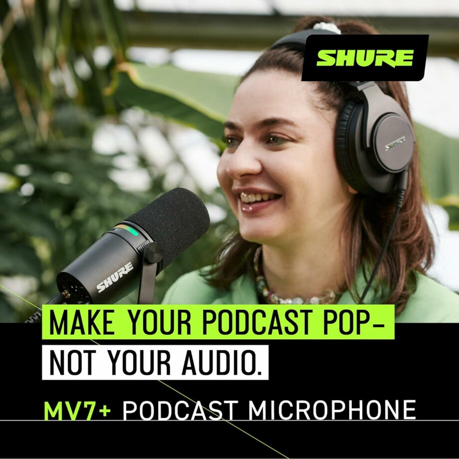 Shure MV7+ Podcast Dynamic OBS Certified Microphone (Pre-Order)