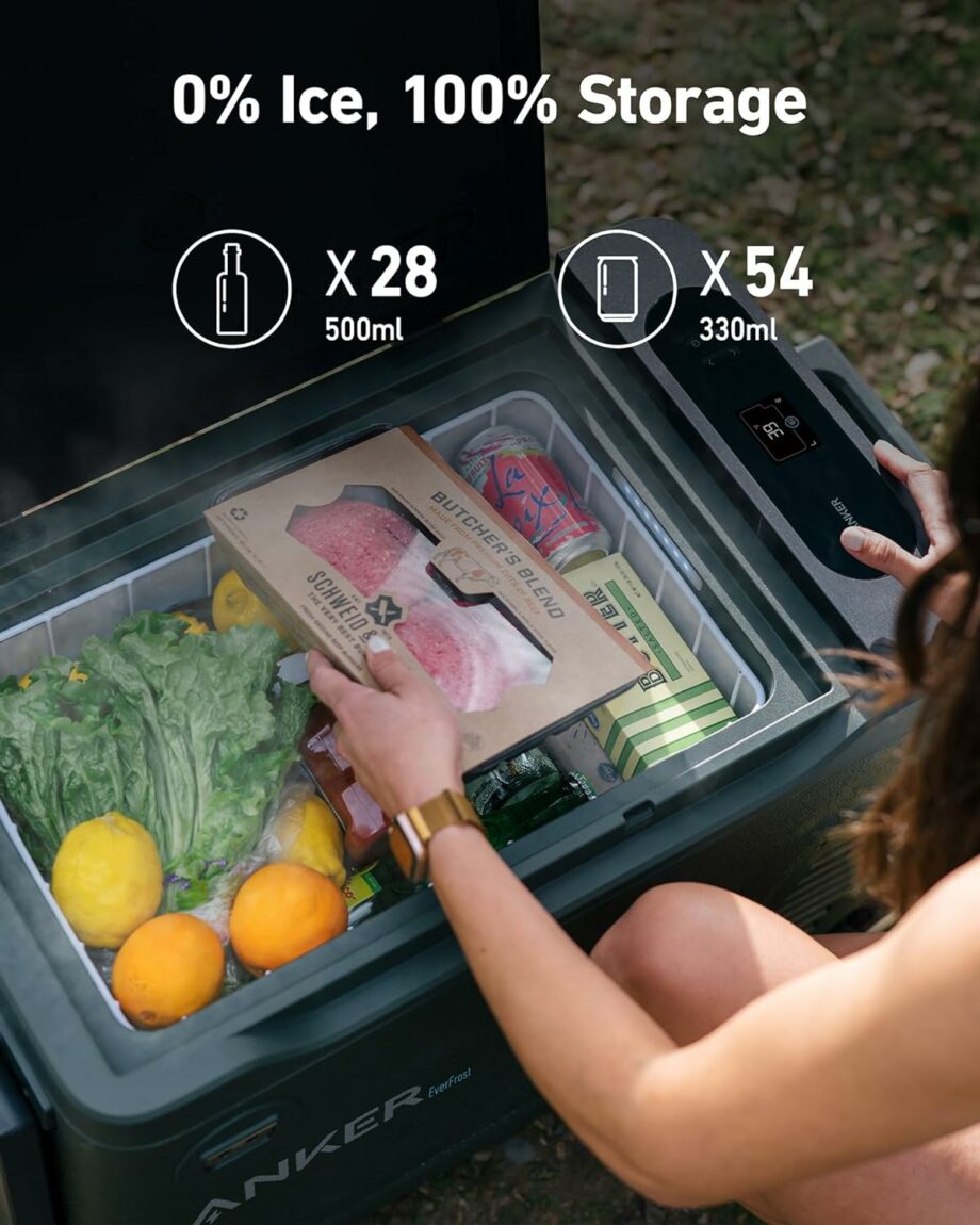 Anker EverFrost 40 Powered Cooler 43L Portable Refrigerator with 299Wh Battery