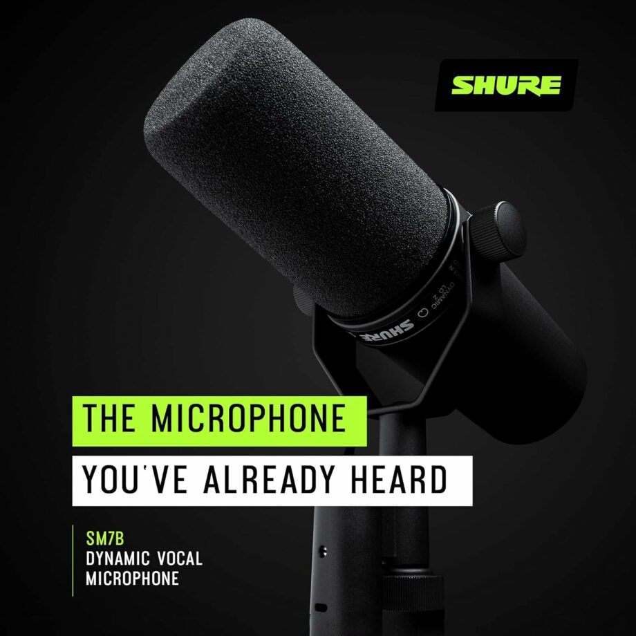 Shure SM7B Dynamic Vocal Microphone (Pre-Order)