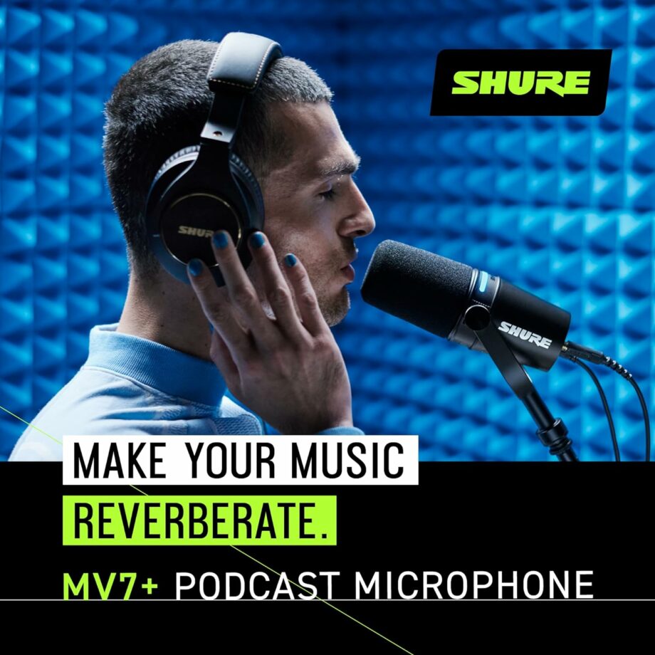 Shure MV7+ Podcast Dynamic OBS Certified Microphone (Pre-Order)