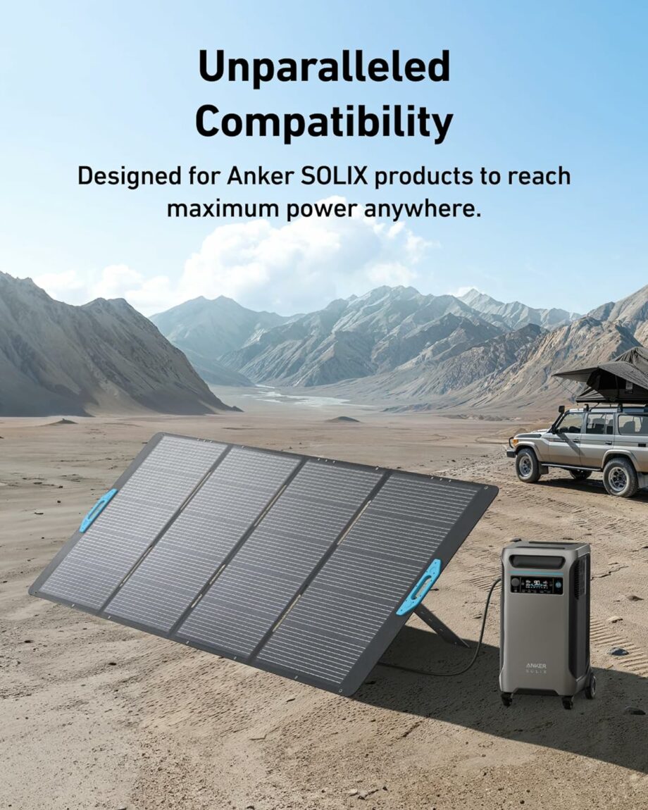 Anker Solix PS400 IP67 Waterproof 400W Foldable Solar Panel
