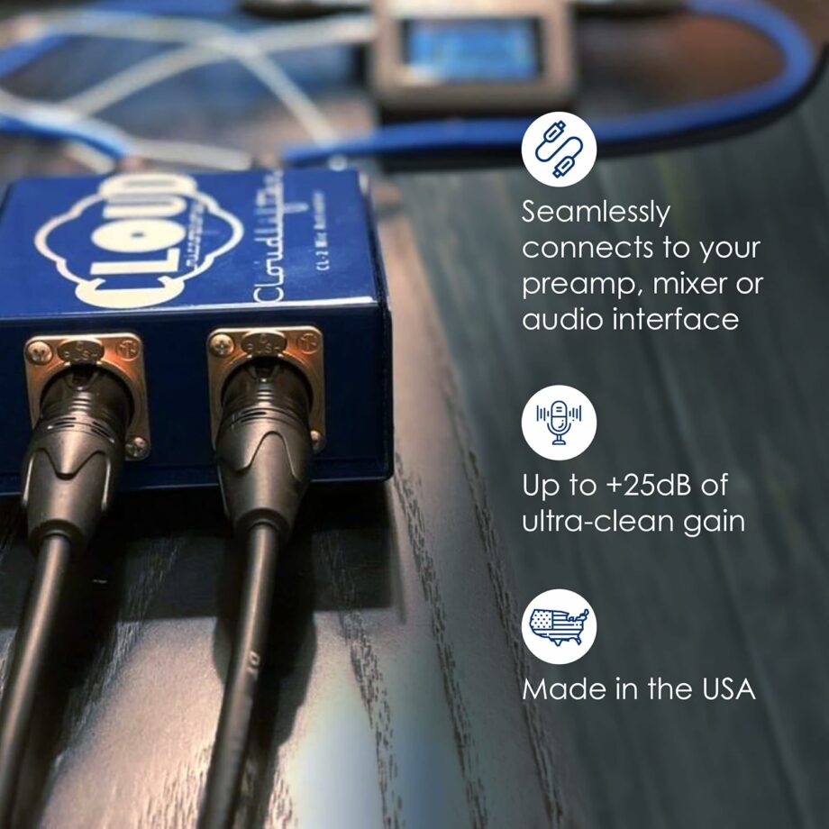 Cloud Microphones Cloudlifter CL-2 Mic Activator Ultra-Clean Microphone Preamp Gain (Pre-Order)