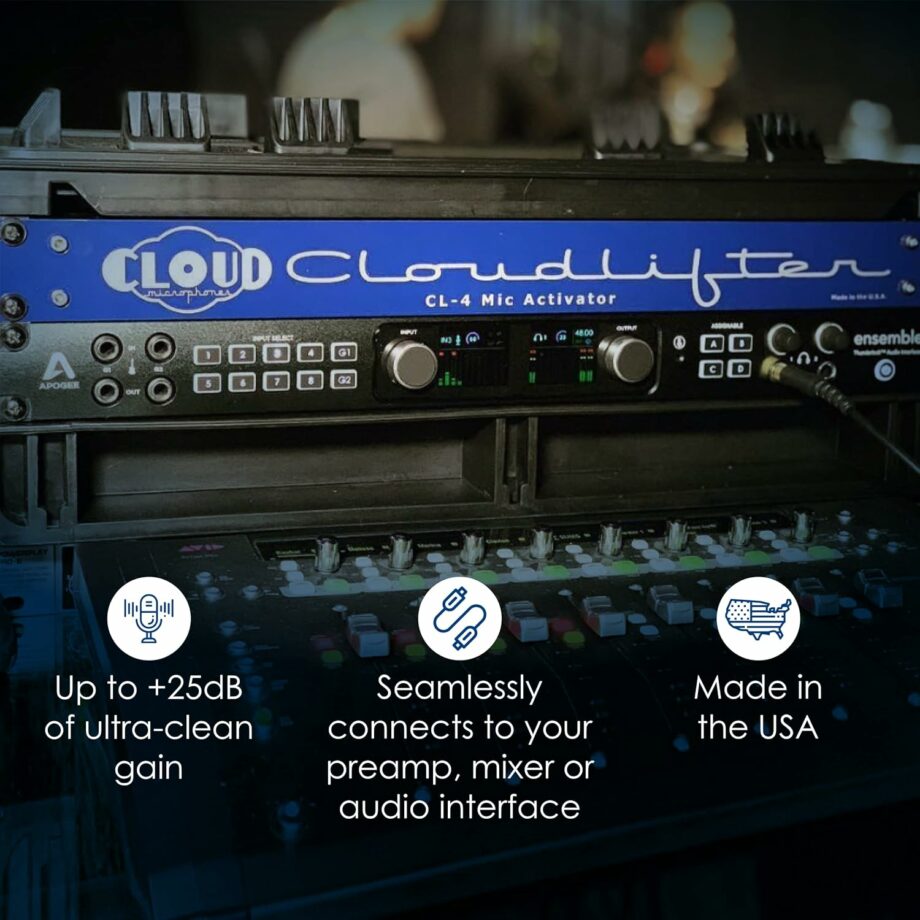 Cloud Microphones Cloudlifter CL-4 Mic Activator Ultra-Clean Microphone Preamp Gain (Pre-Order)