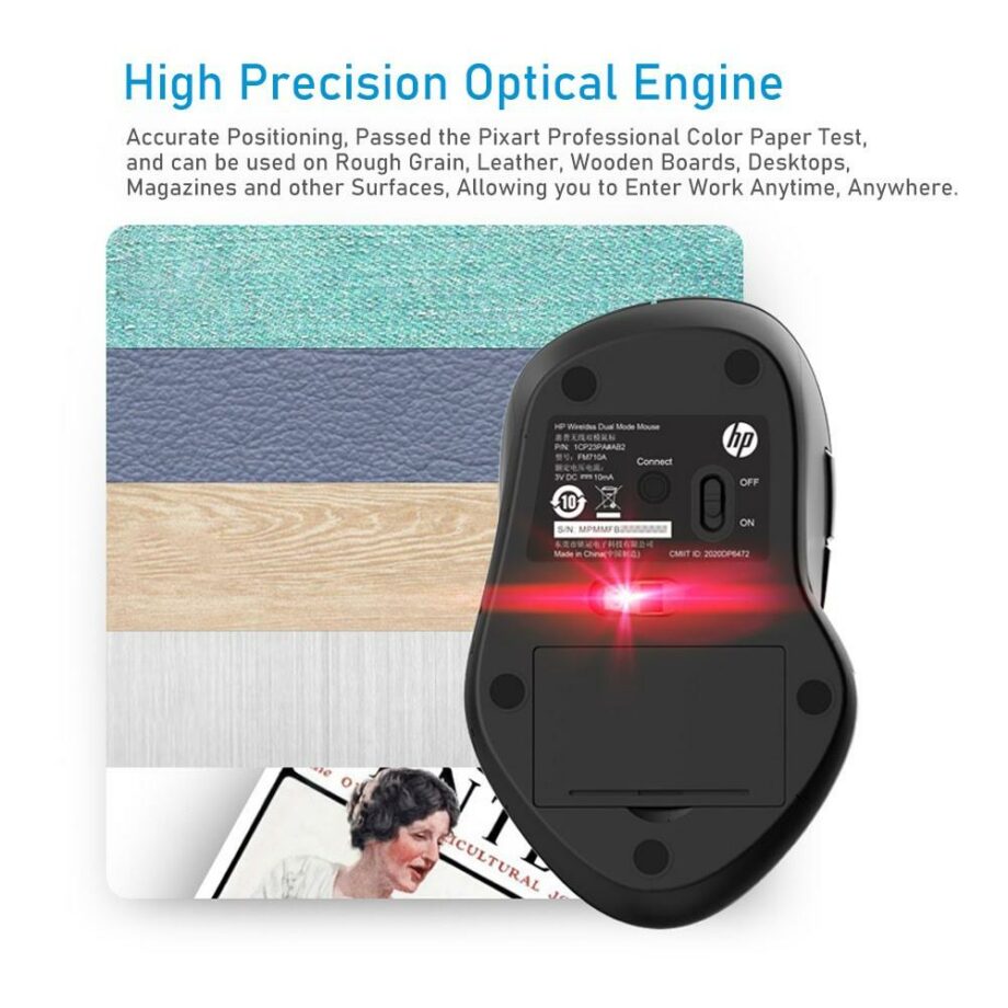 HP FM710A Dual Mode 2.4Ghz and Bluetooth Wireless Mouse