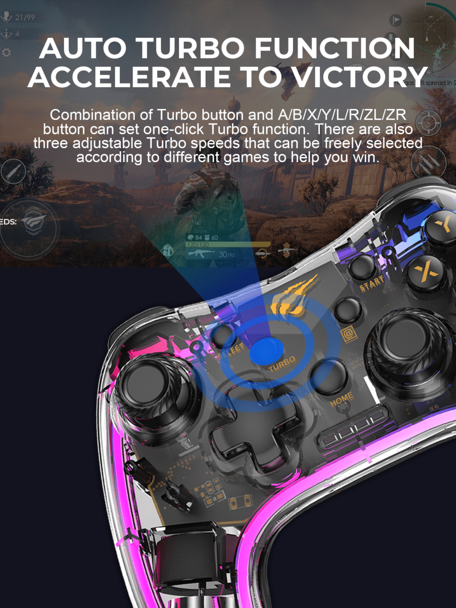 Havit G180BT High-Precision Wired RGB Game Pad