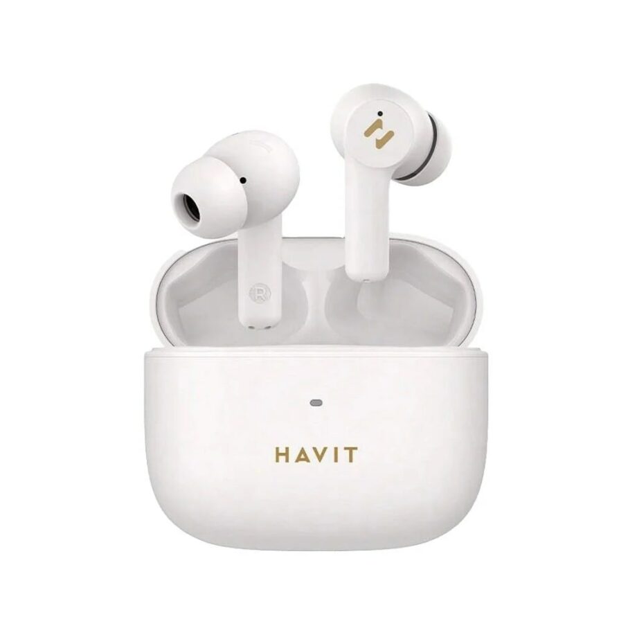 Havit TW958 Pro Active Noise Cancelling True Wireless Earbuds - White