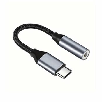 High Quality USB C to 3.5mm Headphone Braided Adapter