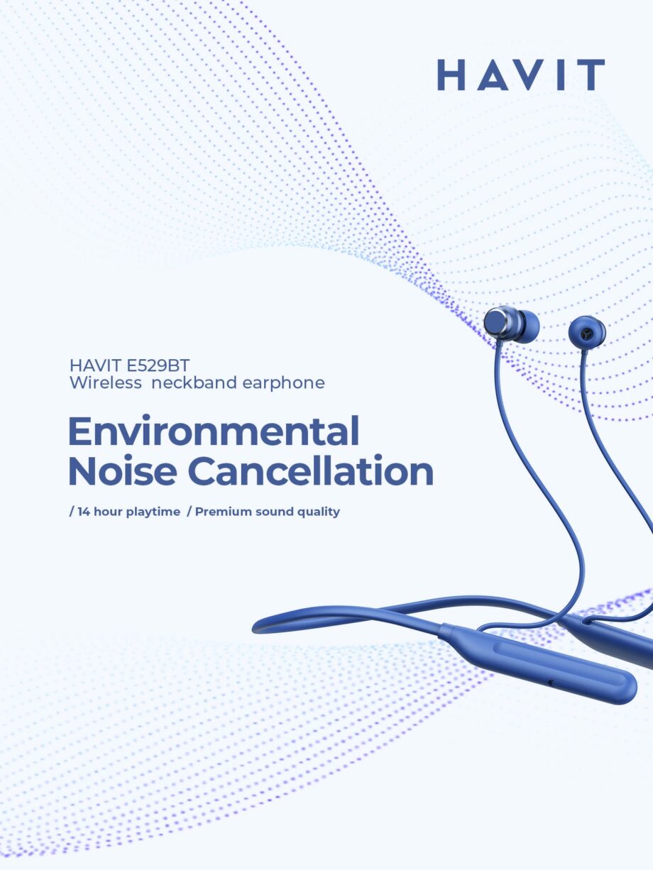 Havit E529 Wireless Bluetooth Neckband Earbuds