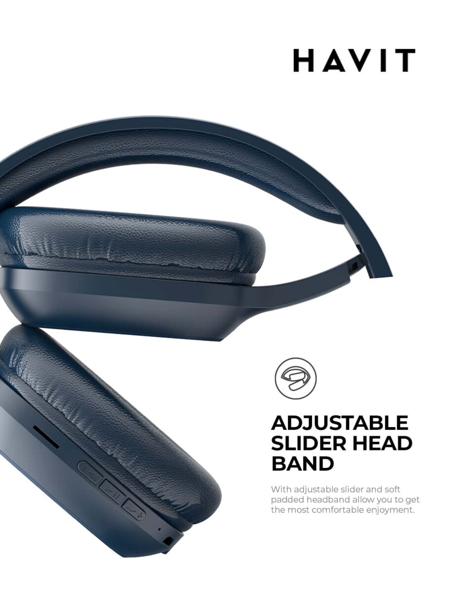 Havit H2590 Pro Over-Ear Wireless Bluetooth Headset - Red