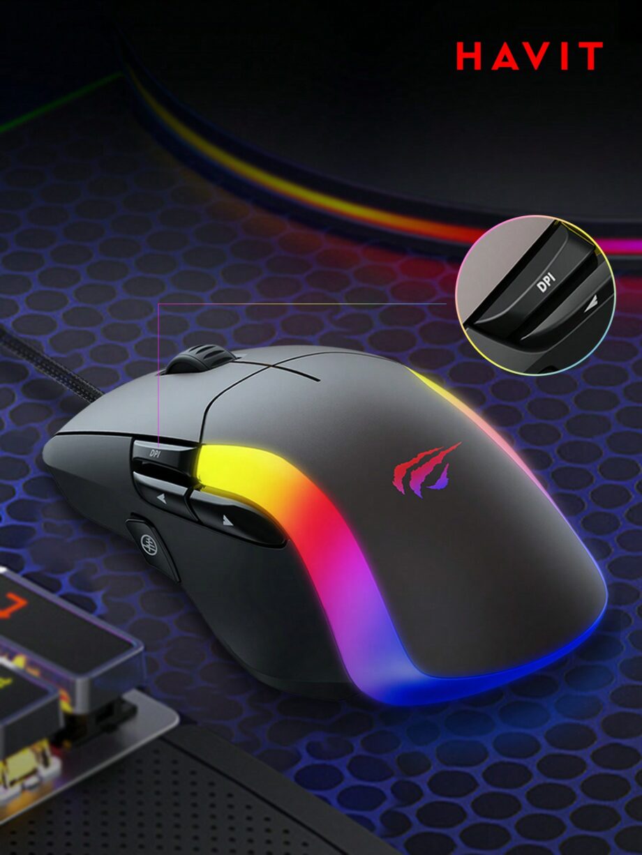 Havit MS959S RGB Wired Gaming Mouse