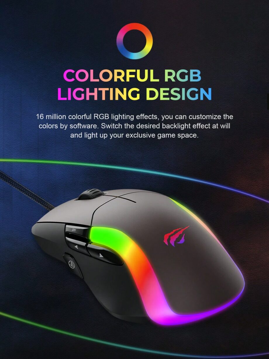Havit MS959S RGB Wired Gaming Mouse