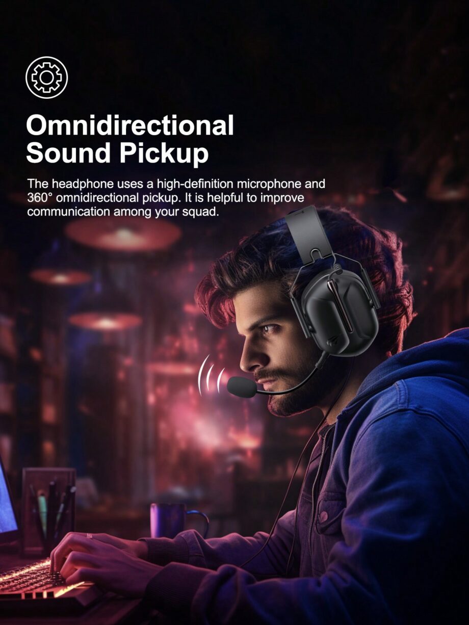 Havit H2033D Multi-Platform Wired Gaming Headset - Black