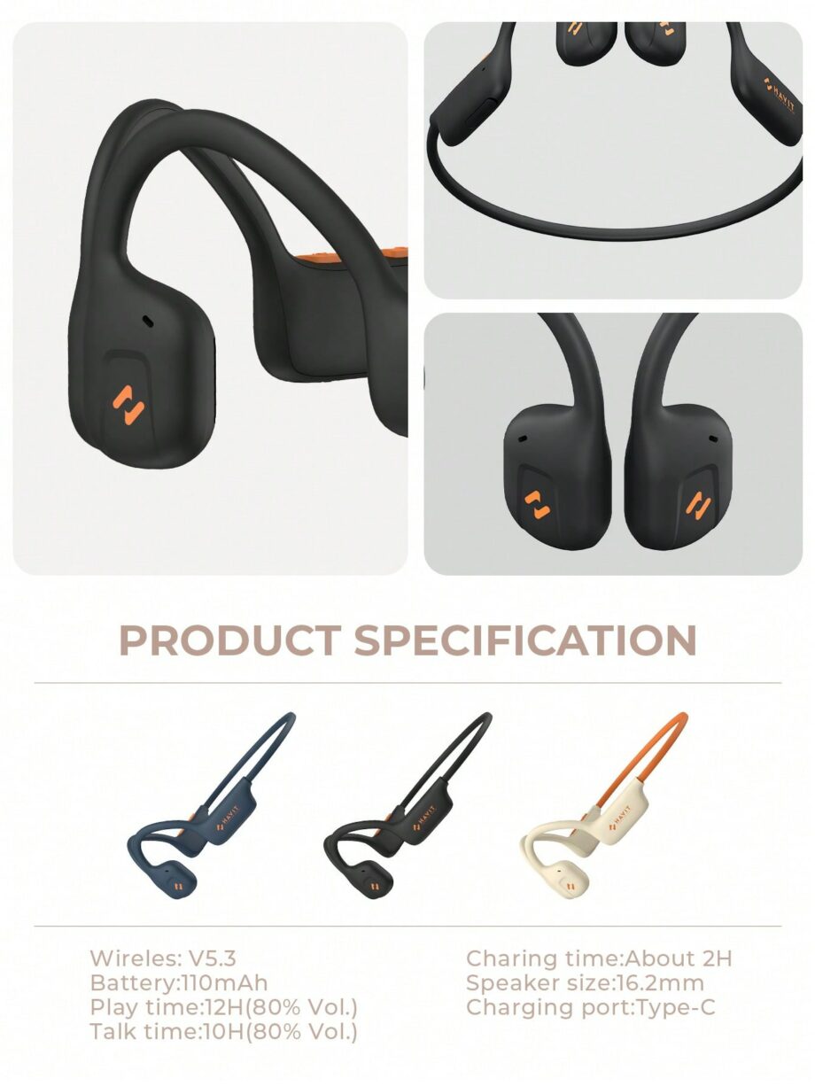 Havit Freego1 Air Open Ear Air Conduction Bluetooth Earbuds