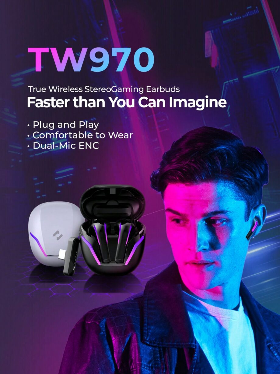 Havit TW970 Gaming Ultra-Low Latency True wireless Earbuds