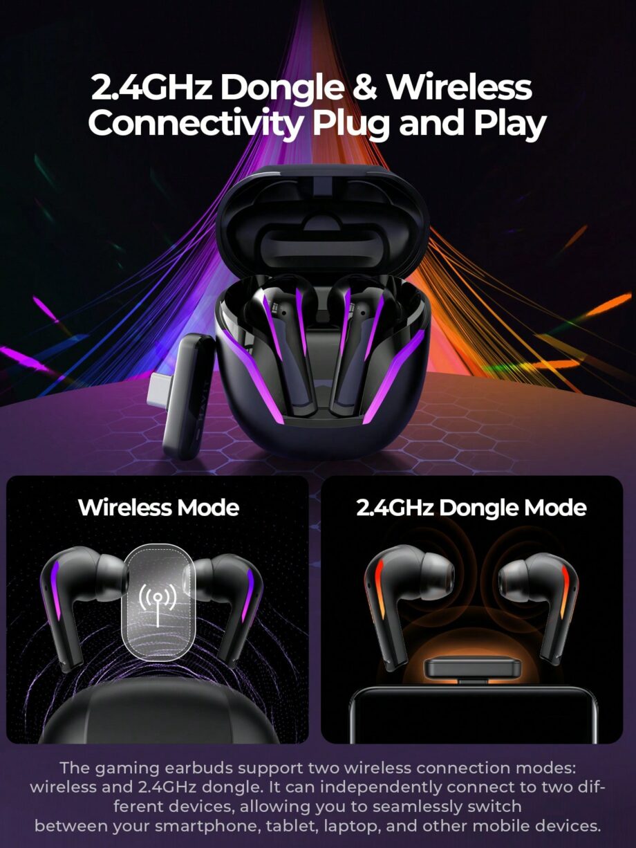 Havit TW970 Gaming Ultra-Low Latency True wireless Earbuds