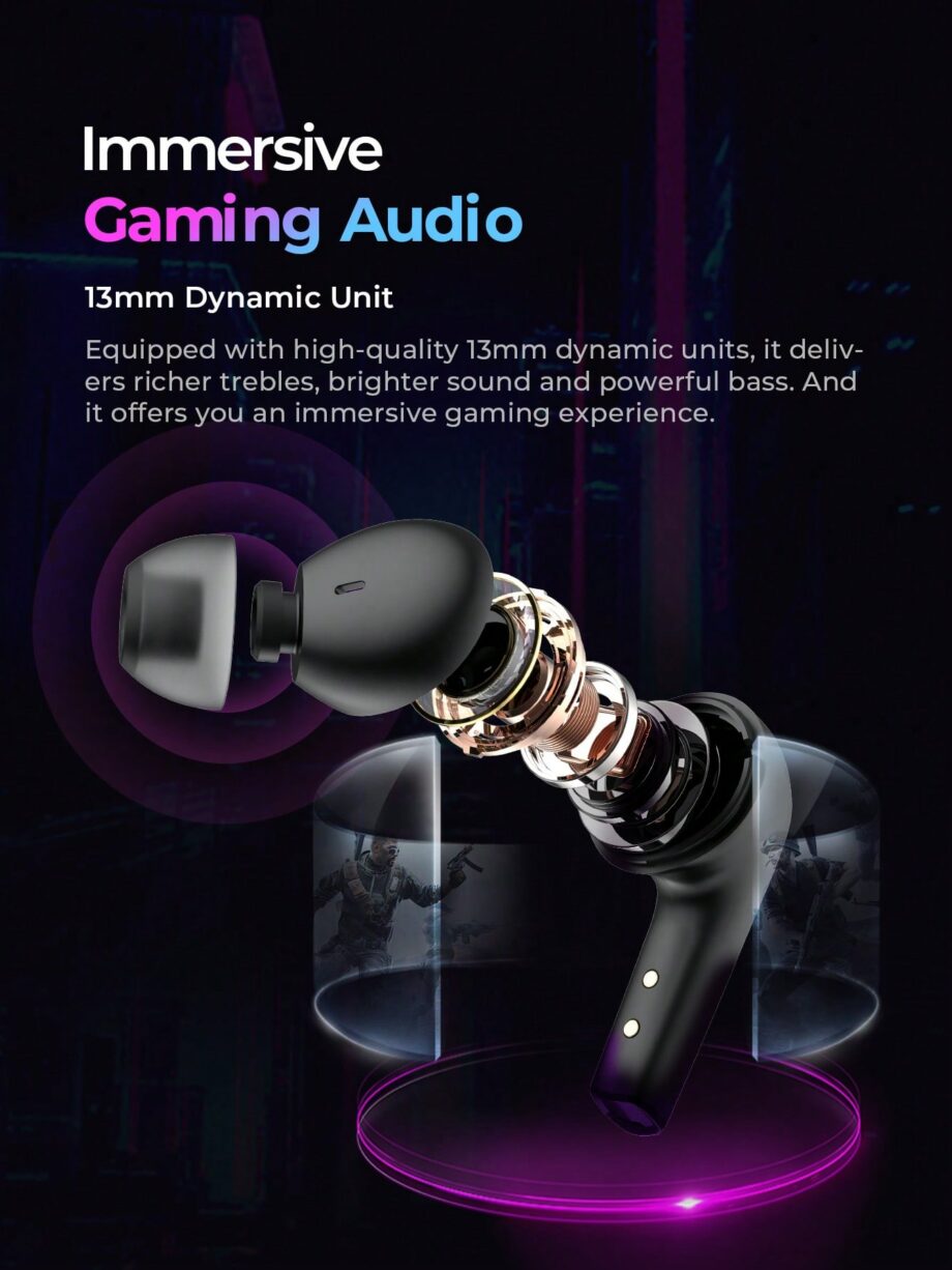 Havit TW970 Gaming Ultra-Low Latency True wireless Earbuds