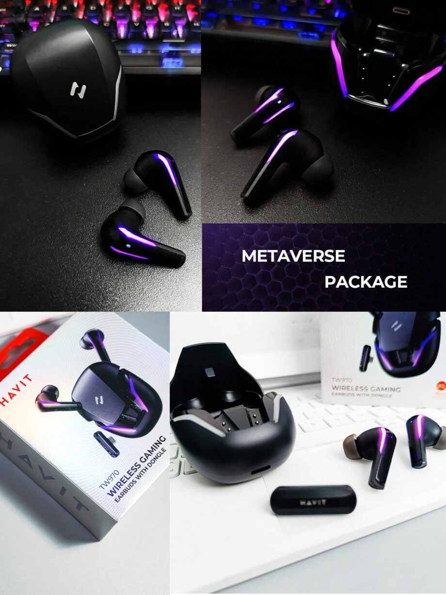 Havit TW970 Gaming Ultra-Low Latency True wireless Earbuds