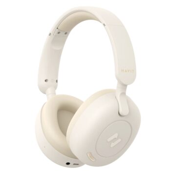 Havit H655 Wireless Active Noise Cancelling Headset - Beige