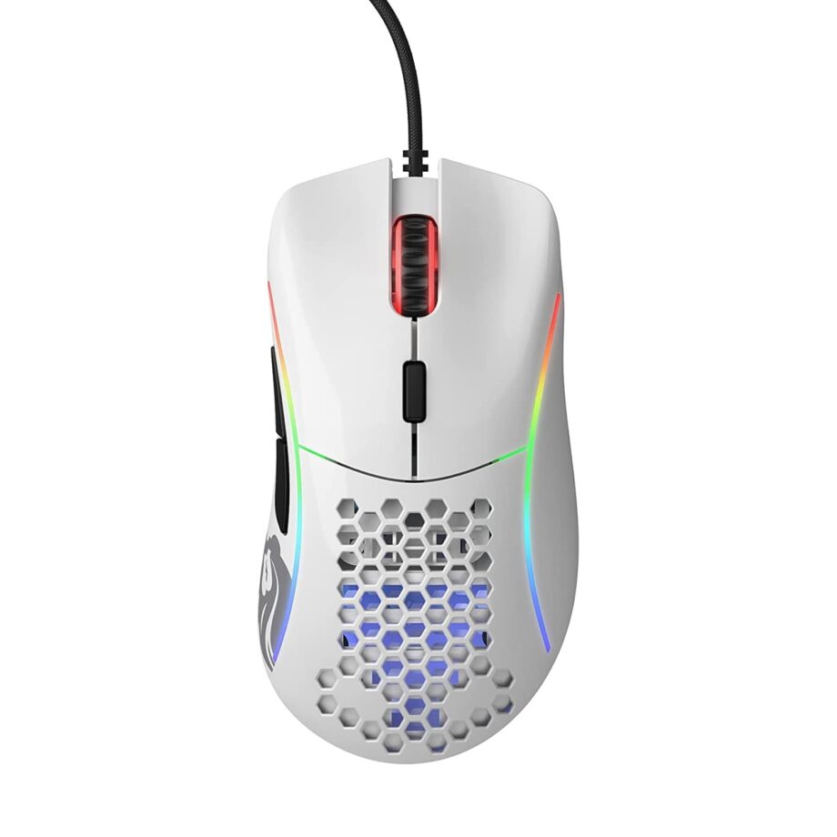 Glorious Model D Minus 61g Superlight Gaming Mouse - Glossy White