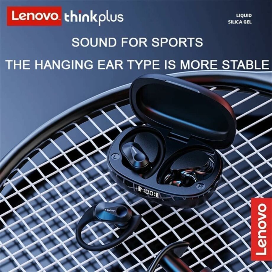 Lenovo LP75 True Wireless Bluetooth Sport Earbuds - Black