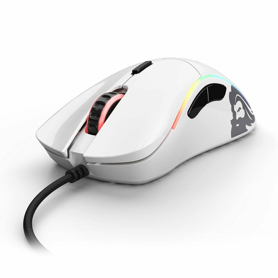 Glorious Model D Minus 61g Superlight Gaming Mouse - Glossy White