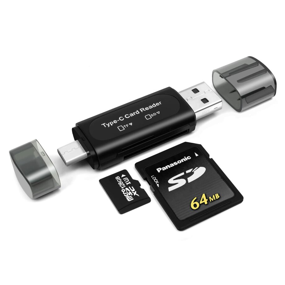 High Quality 2 in 1 USB A & USB C SD Card Reader (Coming Soon)