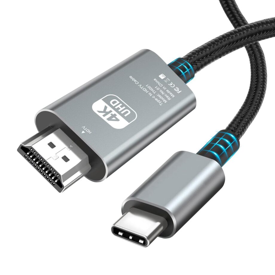 Haing USB C To HDMI Cable (4K@60Hz) - 1.8M