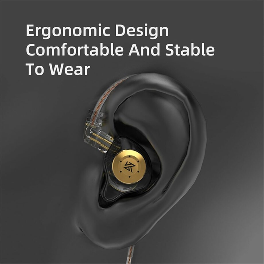 KZ EDX PRO Dynamic Circle Wired IEM Earbuds - Cyan No Mic