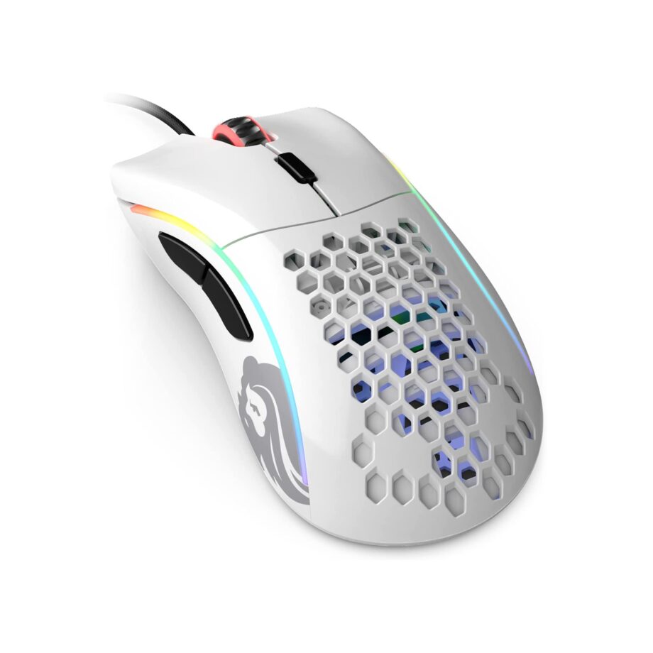 Glorious Model D Minus 61g Superlight Gaming Mouse - Glossy White
