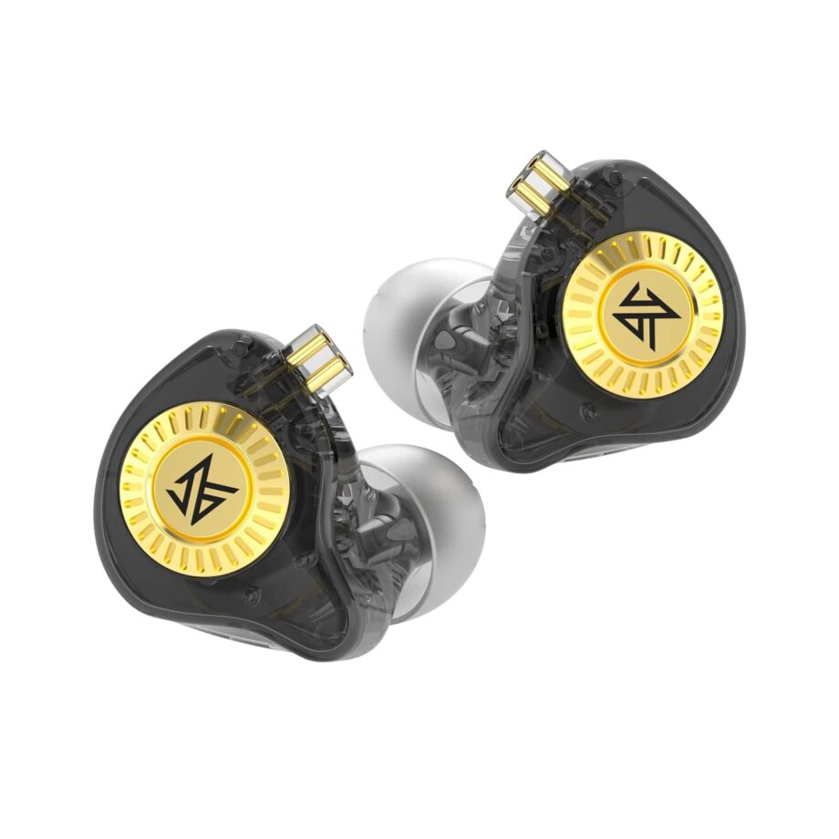 KZ EDX PRO Ultra Dual DD HiFi Stereo Sound Wired IEM Earbuds - Black with Mic