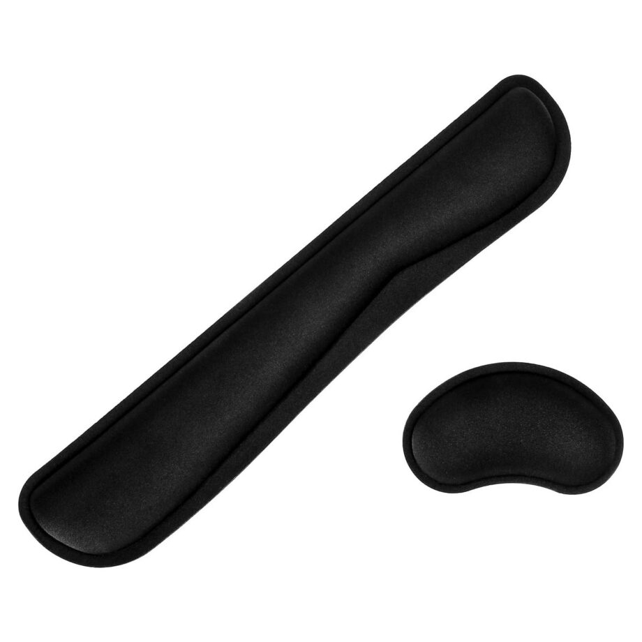 Ergonomic Comfortable Memory Foam Keyboard Wrist Rest & Mouse Pad