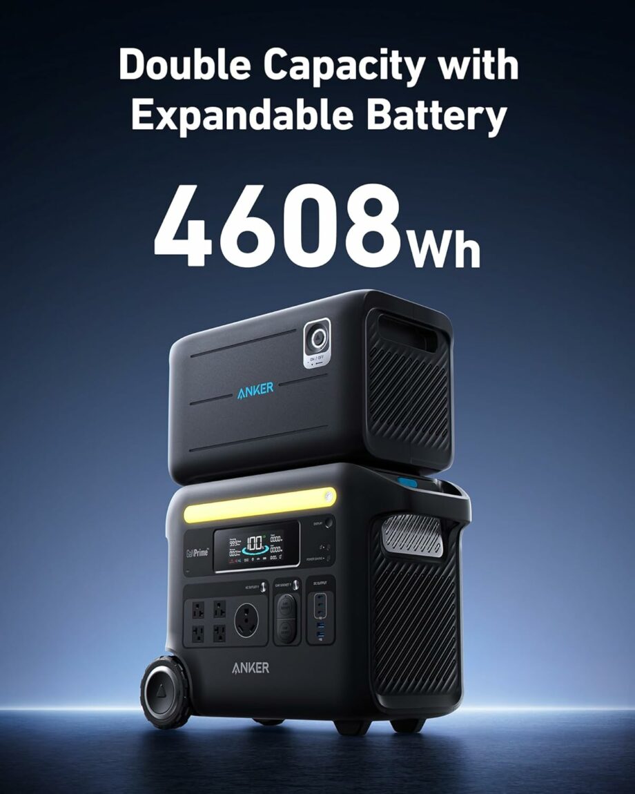 Anker SOLIX F2600 2400W (Peak 3600W) Portable Power Station