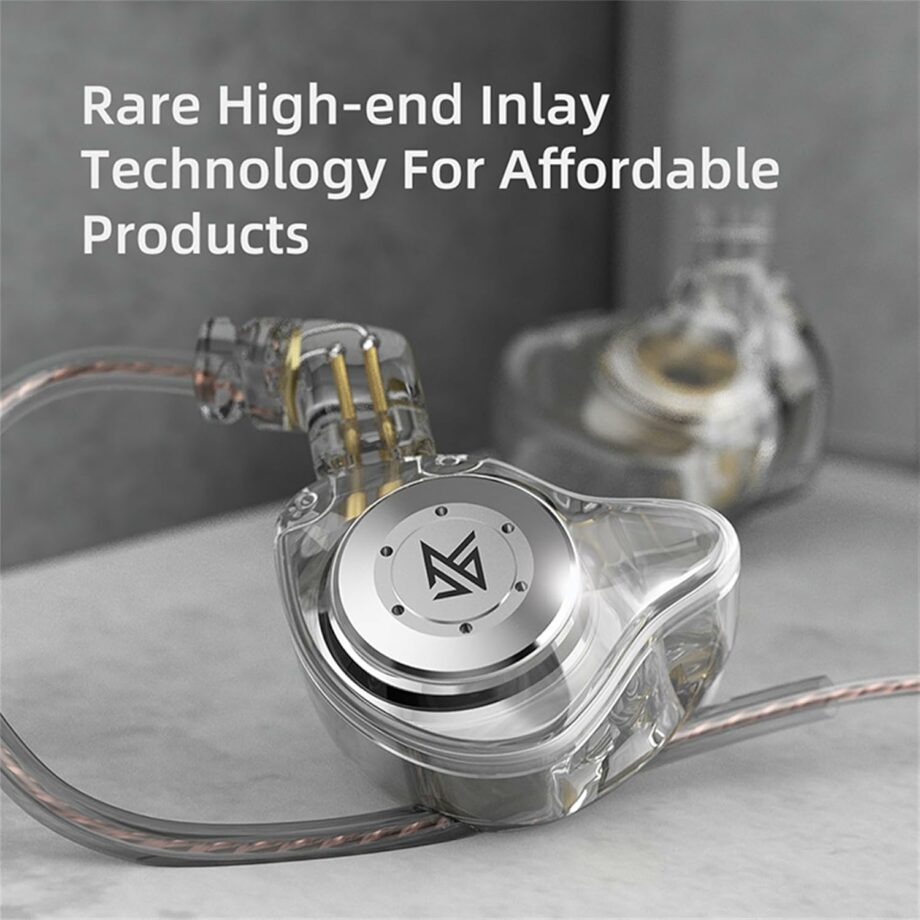 KZ EDX PRO Dynamic Circle Wired IEM Earbuds - Cyan No Mic