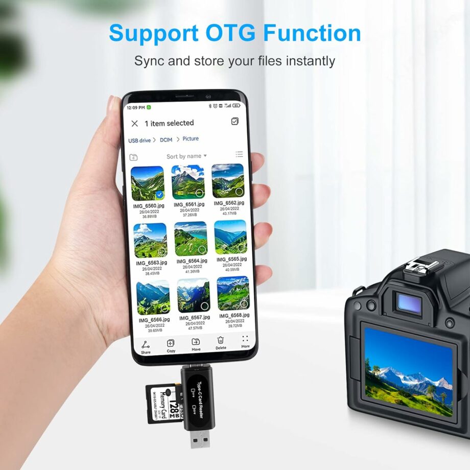 High Quality 2 in 1 USB A & USB C SD Card Reader (Coming Soon)