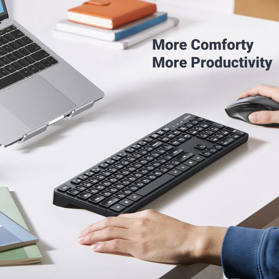 UGREEN Wireless 2.4Ghz Keyboard and Mouse Combo - Arabic Layout