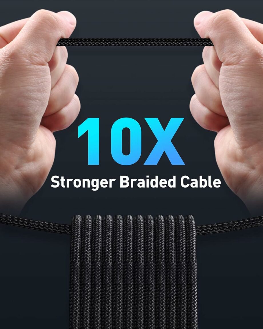 Baseus 100W Braided USB C to USB C Cable - 1M
