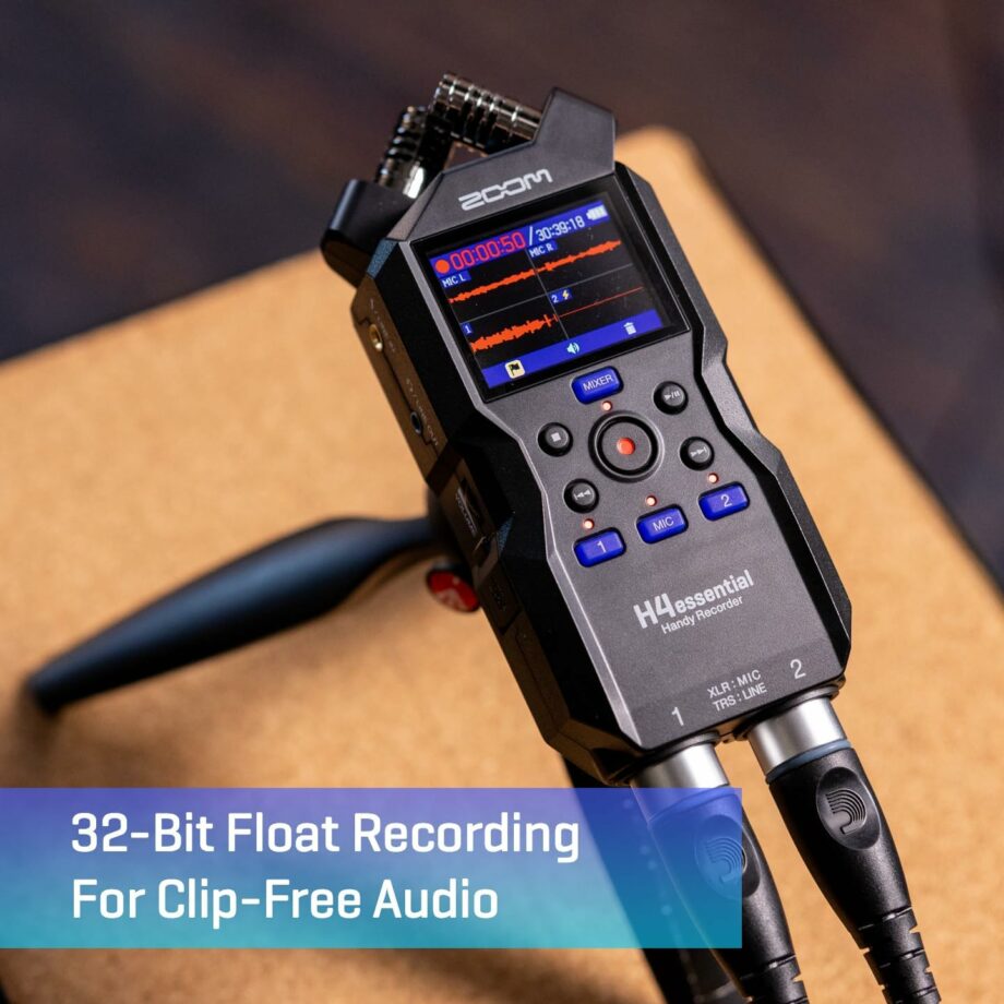 Zoom H4 Essential 4-Track Handy Recorder - 2024 Model