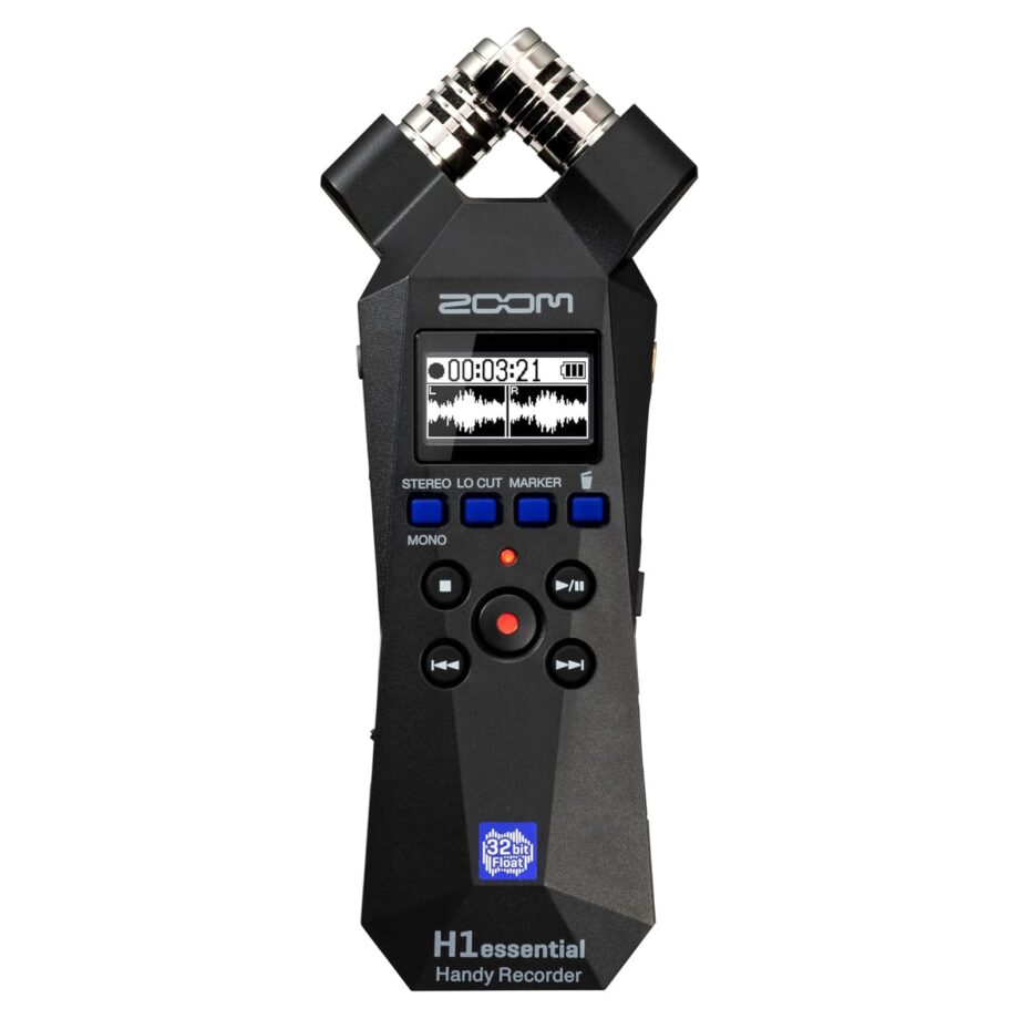 Zoom H1 Essential Stereo Handy Recorder - 2024 Model