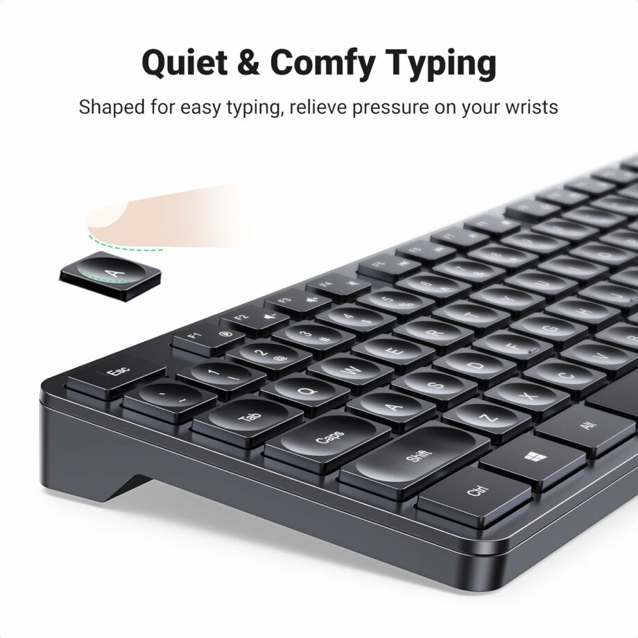 UGREEN Wireless 2.4Ghz Keyboard and Mouse Combo - Arabic Layout